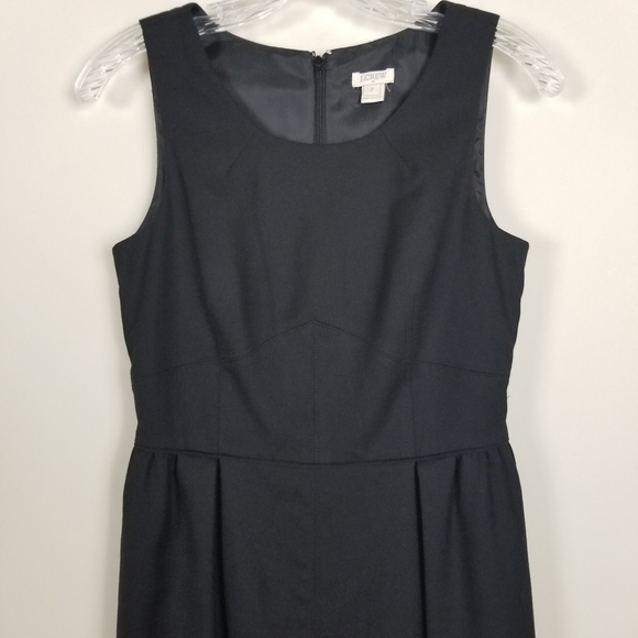 J Crew Factory Sleeveless Black Dress Size 2 - Picture 2 of 6